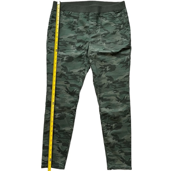 No Boundaries size Xl (15-17) thin green camo skinny pants elastic waist NWOT - Picture 14 of 16